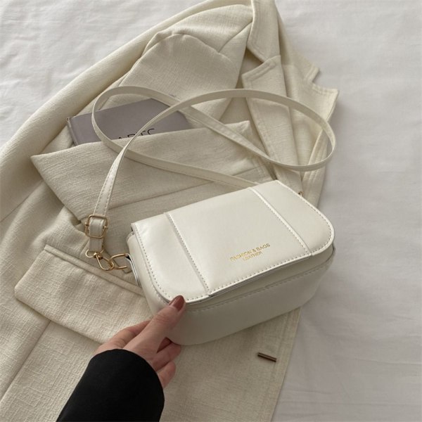 Axelremsväska Messenger Bag VIT White