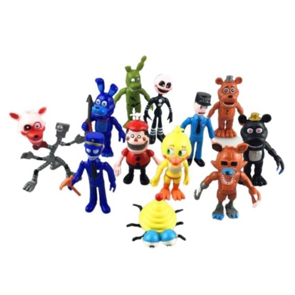 \"12-pak Five Nights at Freddy's Figurer Julegaver\"
