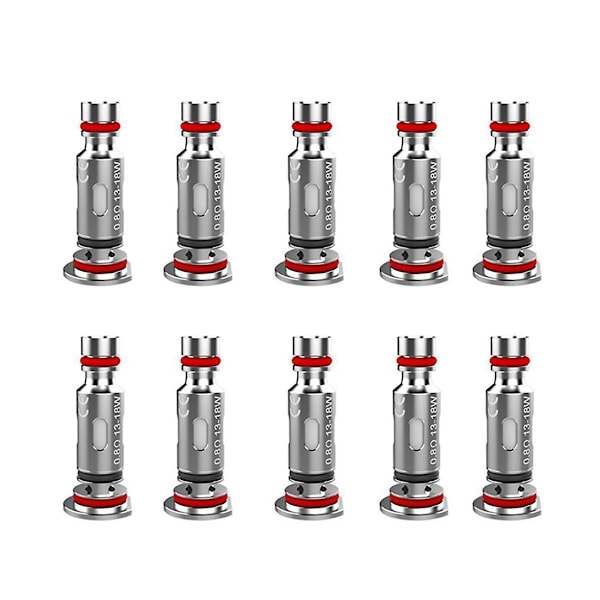 10 stk erstatningshoder for Caliburn Ca G Pod / Prime Vaper 0,8 ohm Mesh Coil Tank