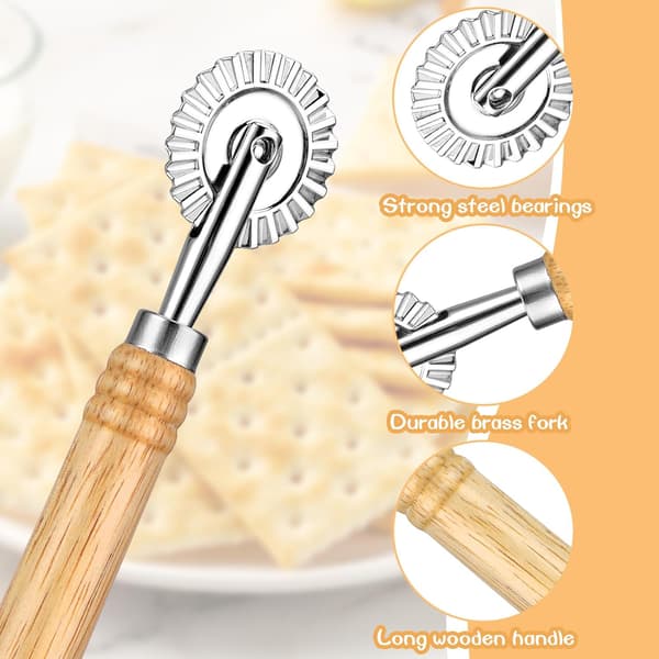 Degpresser til tærte, form til dumplings, prægeværktøj til ravioli, form til ravioli, stempel til kager, bageværktøj til køkkenet, 16 cm