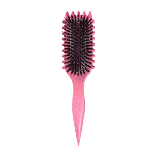 Bounce Curl Define Styling Brush Curl Defining Brush, Boar Bristle Hair Brush Stylingborste för att reda ut, form och definiera lockar Hårborste Red Red