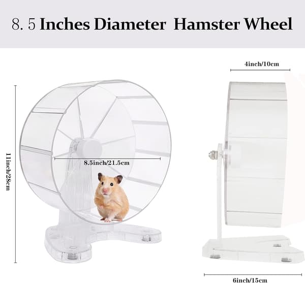 Hi-ERA Super Silent Hamster Wheel, 8.5 tuumaa / 21,5 cm