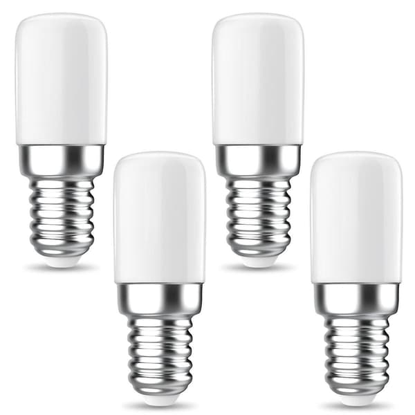 Refrigerator Light Bulb, 1.5W E14 LED Bulb, 150LM Warm White 3000K Energy Saving Lamps, for Refrigerators