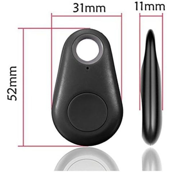 4-pack GPS-nyckelhittare Tracker för nycklar, husdjur, telefoner, plånböcker, väskor, bil, hund, katt