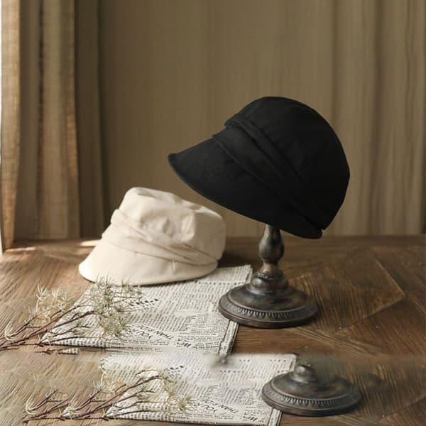 Kahdeksankulmainen lierihattu aurinkohattu BEIGE beige