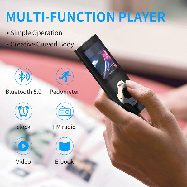 MP3-spelare med Bluetooth 5.0 musikspelare