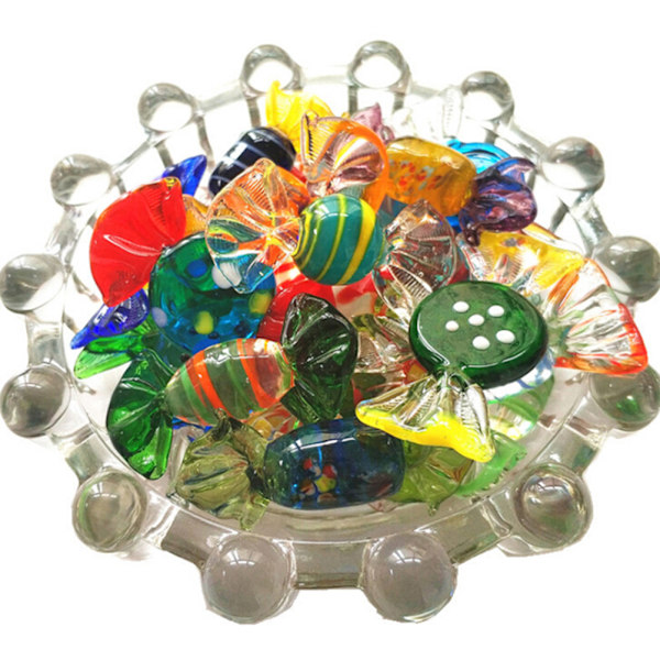 (Specialerbjudande) 10 st Vintage Glas Godis Bröllopsfest Godis