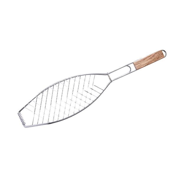 Grillklemme til fisk med træhåndtag BB B B