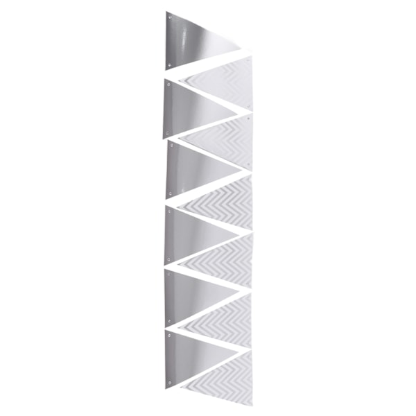 (Specialerbjudanden) Pennant Bröllopsrum Barnrum Födelsedagsfest Utsmyckningstillbehör Vinkande Dragflagga Pennant Pennant Silver