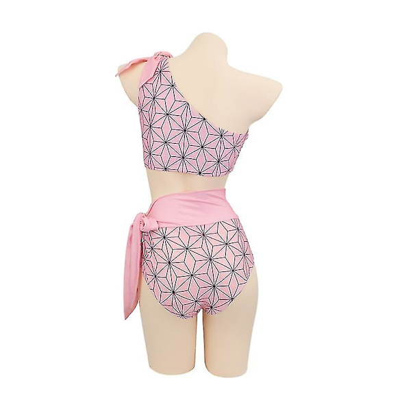 (Specialerbjudande) Demon Slayer Cosplay Kostym Bikini Strand Sommar Baddräkt Set Kamado Nezuko Kamado Nezuko 2XL Kamado Nezuko