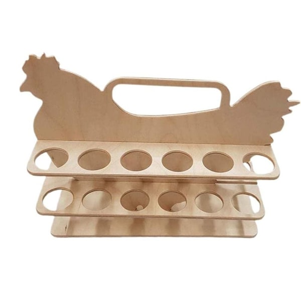 Egg oppbevaringsstativ Eggleggingsstativ BRUN Brown