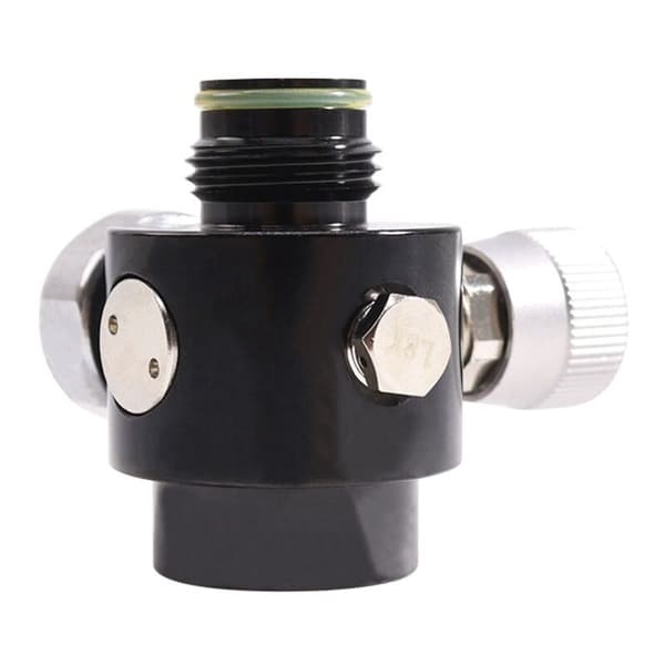 PCP-regulator til luft CO2-tank G1/2-14 til trykkontrolindløbsmanometer 1500Psi