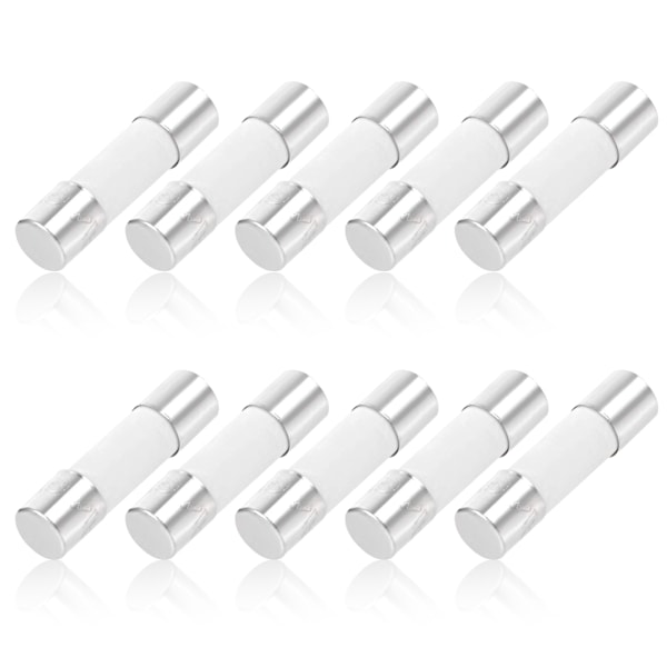 (Specialerbjudanden) 10 st Snabbsäkringar 3.15A 250V Snabba/Snabba Keramiska Säkringar 20 x 5mm (3.15 Ampere 250 Volt 0.2 x 0.78 Tum)