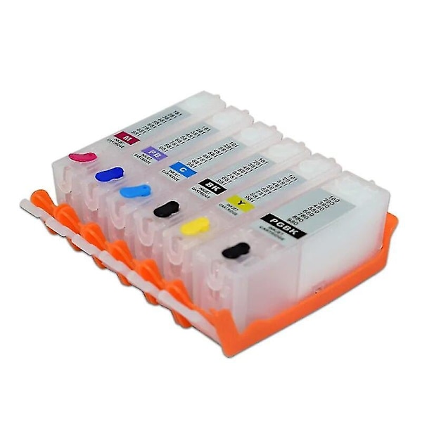 Pgi 580 581 Påfyllningsbar bläckpatron med permanent chip, kompatibel med Canon Pixma Ts705 Tr7550 Tr8550 Ts6150 Ts8150 Ts9150 Ts9155 skrivare-ae