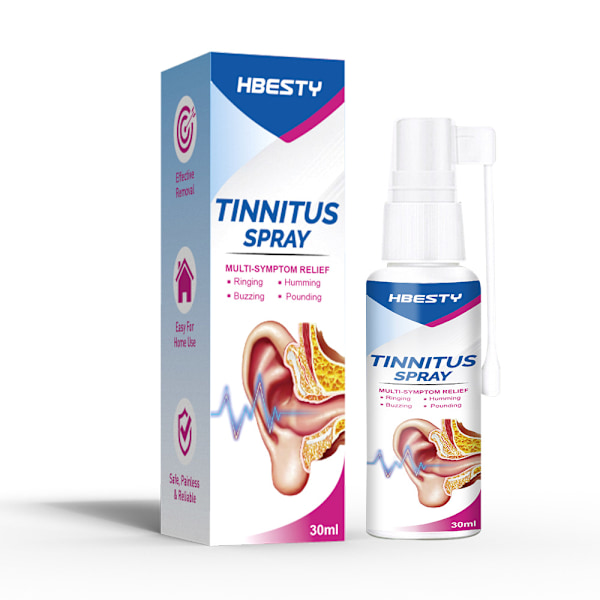 (Erikoistarjouksia!) 2024 Tinnitus Suihke Korvien Soimisen Lievittäjä Korvatipat Kuulo 30ml
