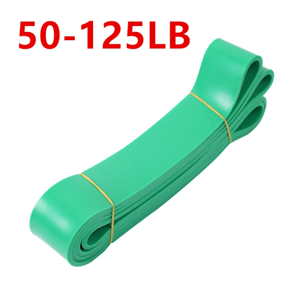 Modstandsbånd Træning Elastisk Naturlig Latex Øvelses Gummi Loop Styrke Gummi Bånd Gym Fitness Træning Ekspander green