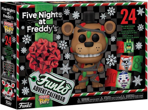 Joulukalenteri: Five Nights at Freddy's 2023, 24 taskua Pop! vinyylihahmoja