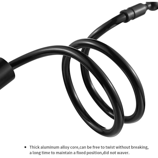 (Specialerbjudande) Telefonhållare för säng, telefonhållare med flexibel svanhals, lång arm, 360° rotation, justerbar