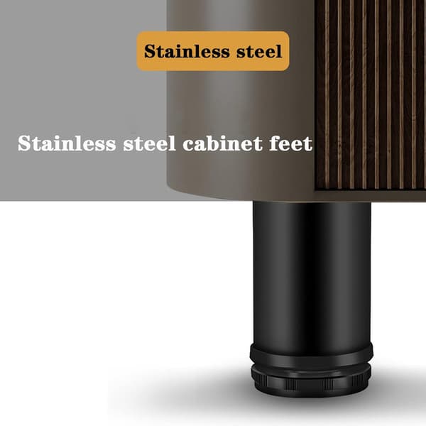 (Sort) 20CM Justerbart Møbelben, 4PCS Højdejusterbart Bordben Metal Møbelben Rustfrit Stål Bordben Møbelben Med Skruer Cabi
