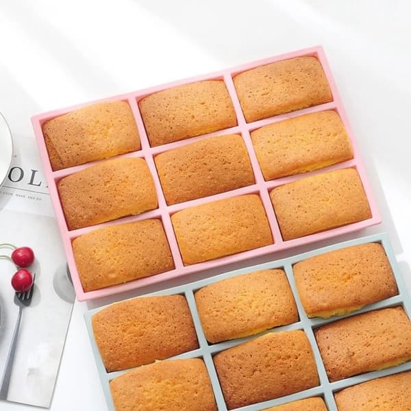 Rektangulær Brownieform Kagebageform BLÅ Blue
