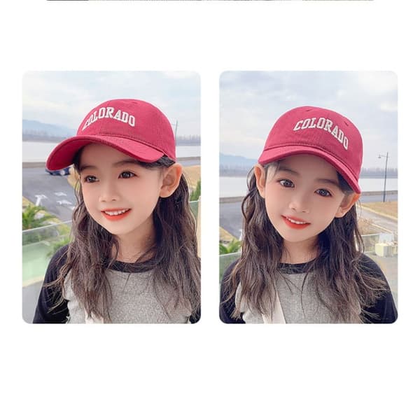 Baby Baseball Hat Peaked Cap SORT Black