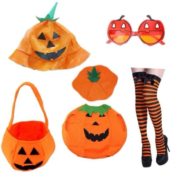 Halloween gresskarkostyme for voksne HAP9003 HAP9003 HAP9003 one size fits all