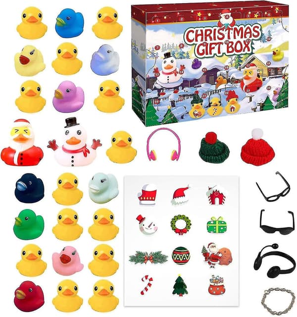 Gummi And Advent 2023, Advent 2023 Barn, Advent And Badeleke 06(24 ducks)