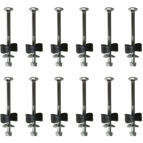 12-pack studsmattespacers med skruvar för att reparera studsmattan - reservdelar för studsmatta