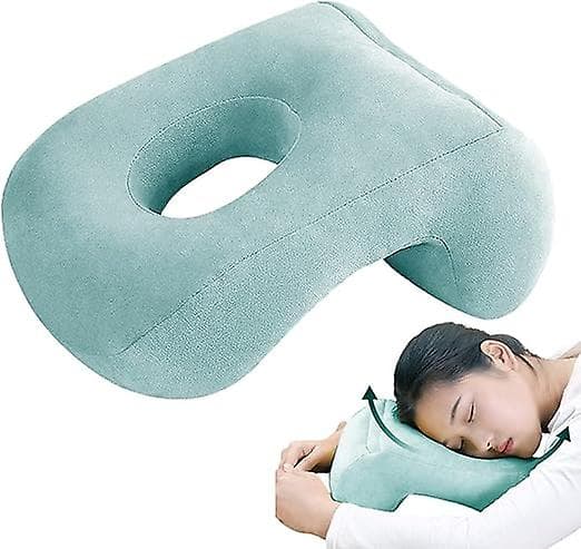 Ansiktskudde | Bekväm mjuk sovkudde med armhåla, munkformad ansiktskudde massage nackstöd ansikte nedåt skrivbord nackstöd kudde för tupplur
