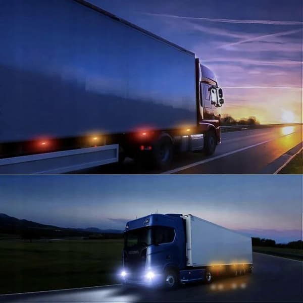 Positionslygte LED Marker til Lastbiler 12 stk
