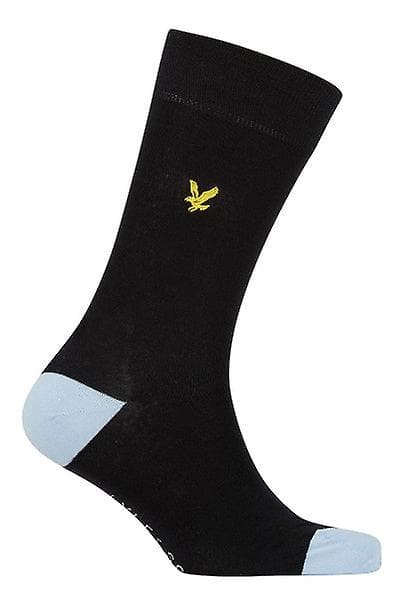 Lyle and Scott Graham 5-pak herrestrømper - sort/blå