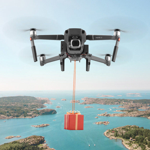 Til Mavic 2 Pro/Zoom Drone Airdrop System Bryllupsforslag Transportanordning med Landing Gear