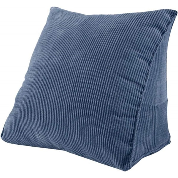 (Specialerbjudanden) Triangulär Kilkudde, Läsryggstöd, Sängryggstöd, Positioneringskudde, Ryggstöd för Säng, Soffa, Läsning, Kontorsstol (15.75 ×