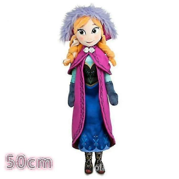 50 cm Elsa-dockor Elsa-docka Leksaker Fyllda För Barnleksaker 50cm anna