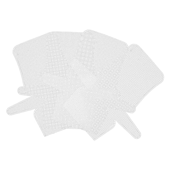 4 st Sy Plast Canvas DIY Väska Mesh Ark Plast Canvas Set Plast Mesh Ark Set
