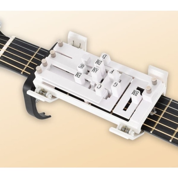 vit Oppgradert Entangents Gitarrackordtrener Akkordlæring Assistanse
