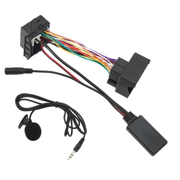 Bil Bluetooth 5.0 AUX-adapter med håndfri mikrofon til RCD310 RCD510 RNS310 RNS315 RNS510