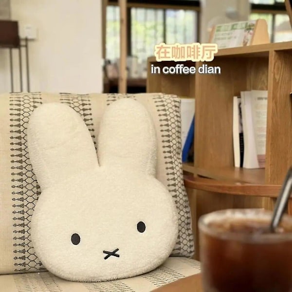 Plysdyr Sød Miffy Kreativ Blød Dukke Tegnefilm Soveværelsesdekoration Ornamenter Fødselsdagsgave -CDSX