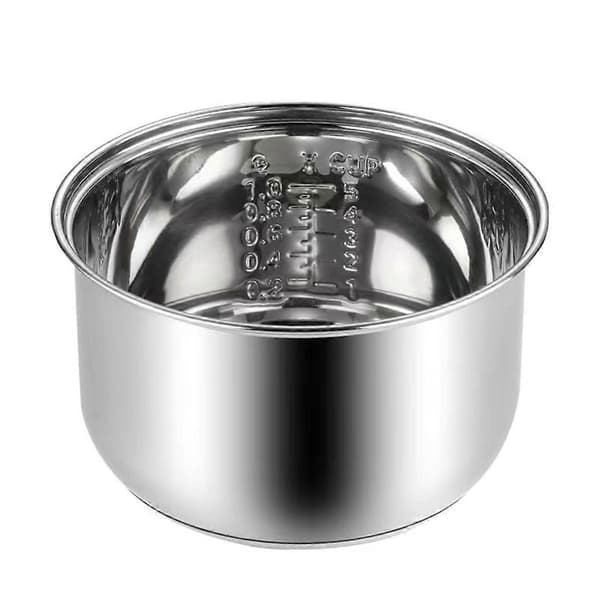 304 Rustfrit Stål Inderkedel til Riskoger Zojirushi NS-TSC10 (5,5 kopper) Multi-Cooker Erstatning