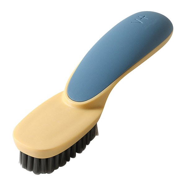 Multifunktionel skobørste beskadiger ikke sko bløde børster husholdning lille børste rengøringstavle børste sko Flye2239 One Size Blue