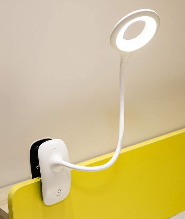 Dimbar LED-klemmelampe for lesing Øyebeskyttelse Bordlampe