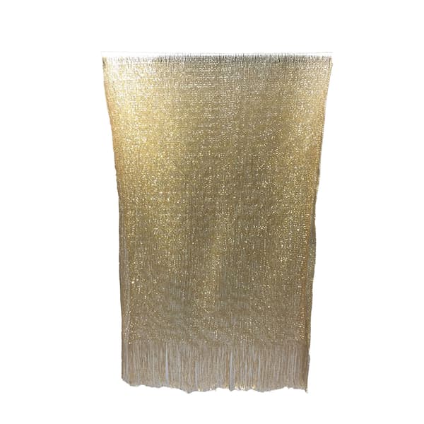 Sjal Wrap Tørklæde Kunstig Polyestergarn Letvægts Wrap Tørklæde til Forår Efterår Guld