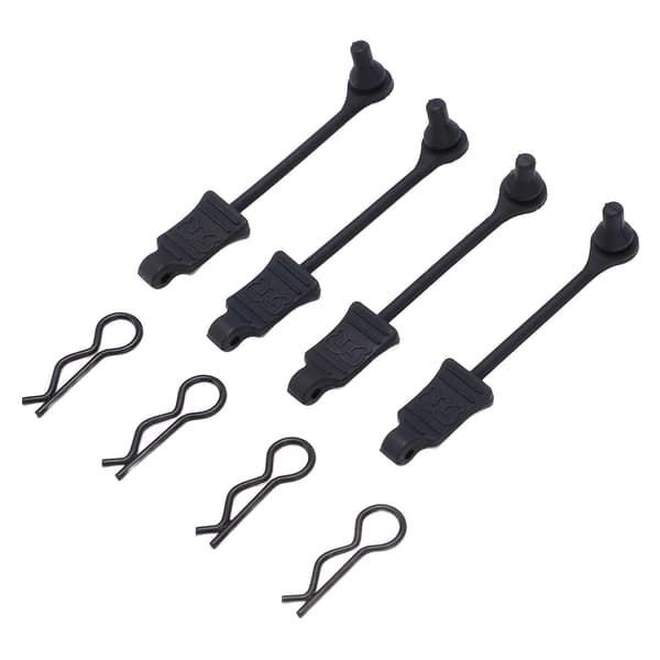 4 st Karossklämfäste Skal Snabbspänne Lås för ARRMA för Senton 1/10 RC Bil