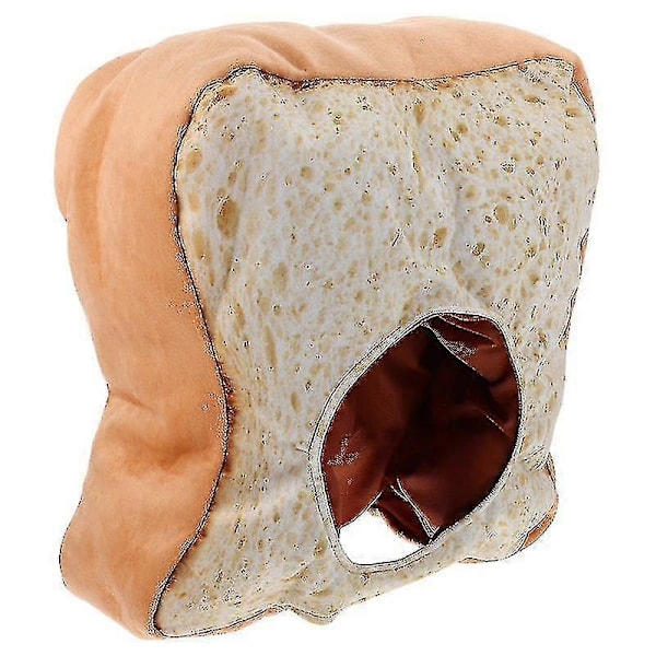 Rostat Bröd Hatt Varmt Bröd DIY Selfie Rekvisita Plysch Hatt Kostymtillbehör
