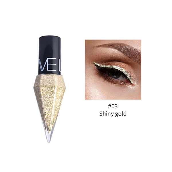 LOOKAVE enkel diamant skinnende eyeliner perleskimrende shimmer eyeliner #04