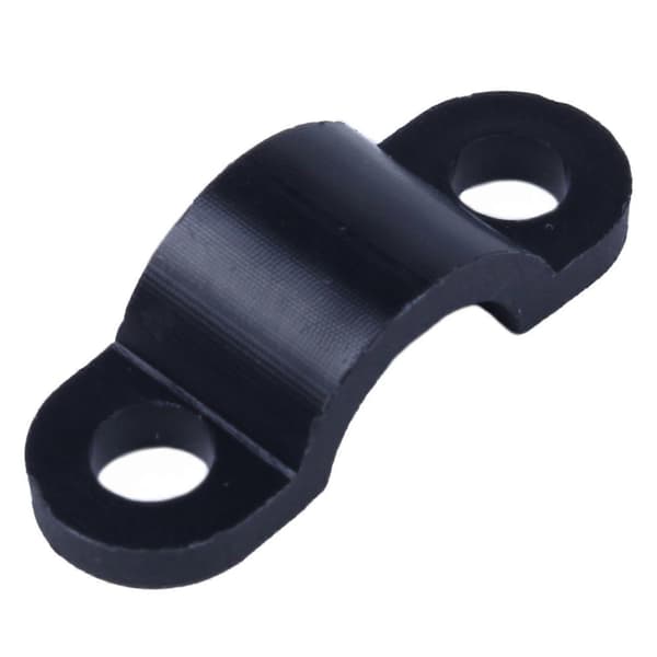 70 stk. Skruer Monterede Buede Kabelklemmer Fastgørelsesbånd 21 x 7 mm til 3 mm Kabel