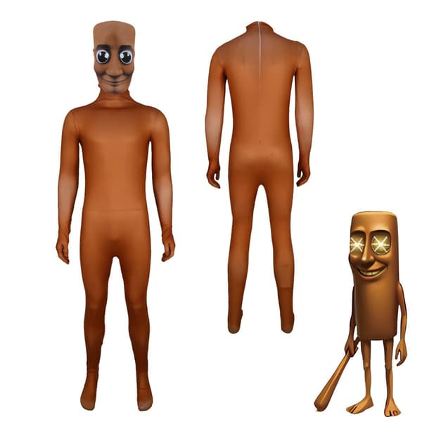 Cosplay Tung Sahur Jumpsuits Hætte Bodysuits Halloween Kostumer Dragter ^M. 180cm