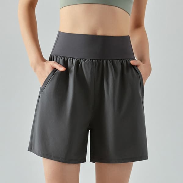 Yoga shorts Sportsshorts GRÅ L grå grey L