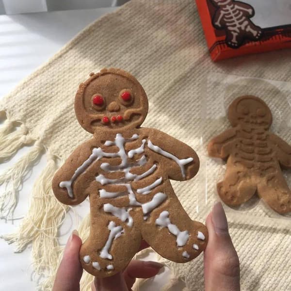 4-pack Halloween Döskalle Kakformar Tecknad Pepparkaka