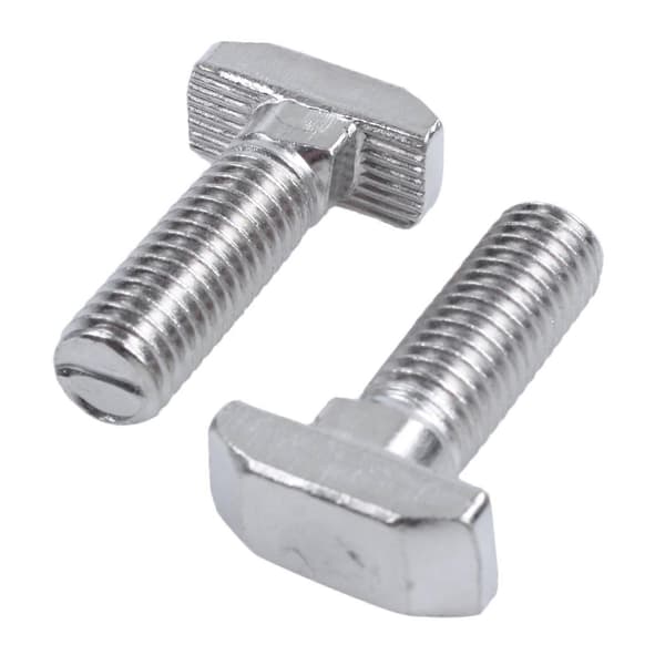 M8 Gänga T-spår Drop-In Stud Glidande Skruv Bult Silverton 5st